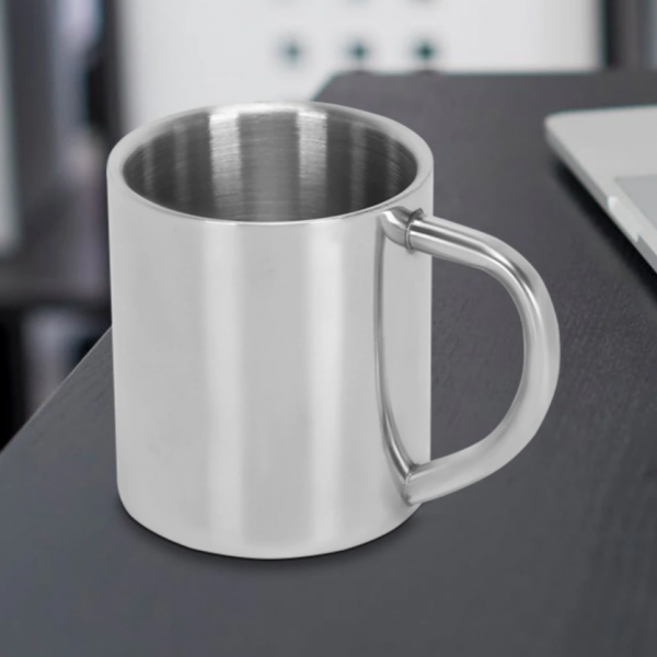 Double Wall Anti Scalding Coffee Mug Insulated Portable Stainless Steel Polishing Beer Tea Juice Drinking Cup