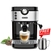 Espresso Coffee Maker Machine with Milk Frother for Espresso, Latte and Mocha, Cappuccino